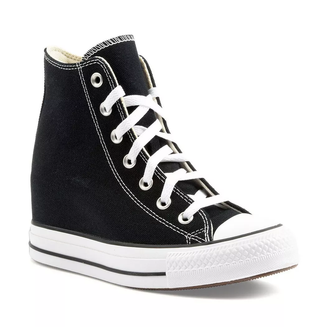 Converse - Chuck Taylor All Star Wedge, für Damen, Schwarz, Größe 38