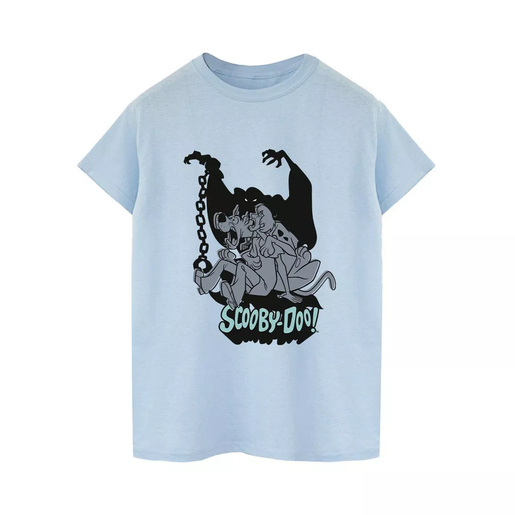 Scooby-Doo - Scared Jump TShirt, für Herren, Blau, Größe XL