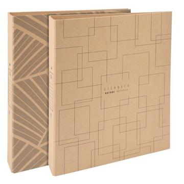 EXACOMPTA Ringbuch Eterneco A4 54947E braun, ass., 2-Ring 4.2cm