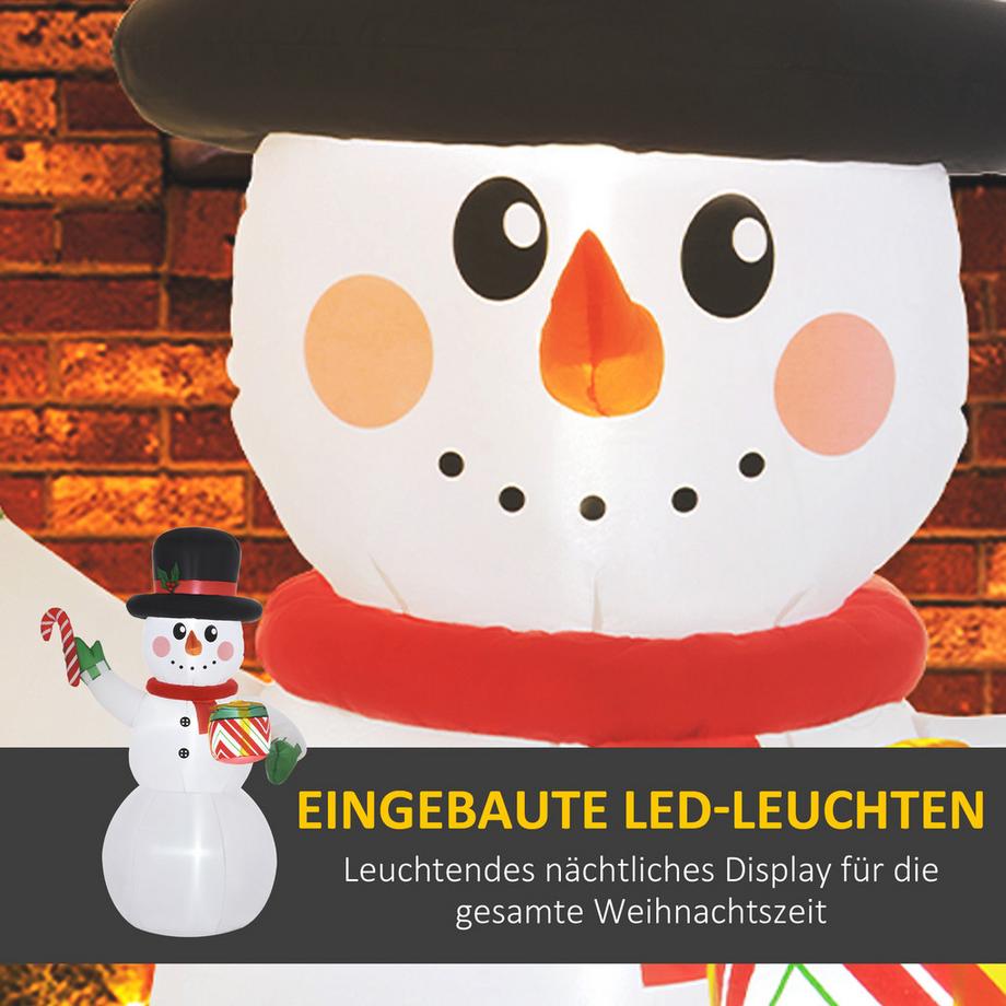 Outsunny Aufblasbar Weihnachtsdeko  