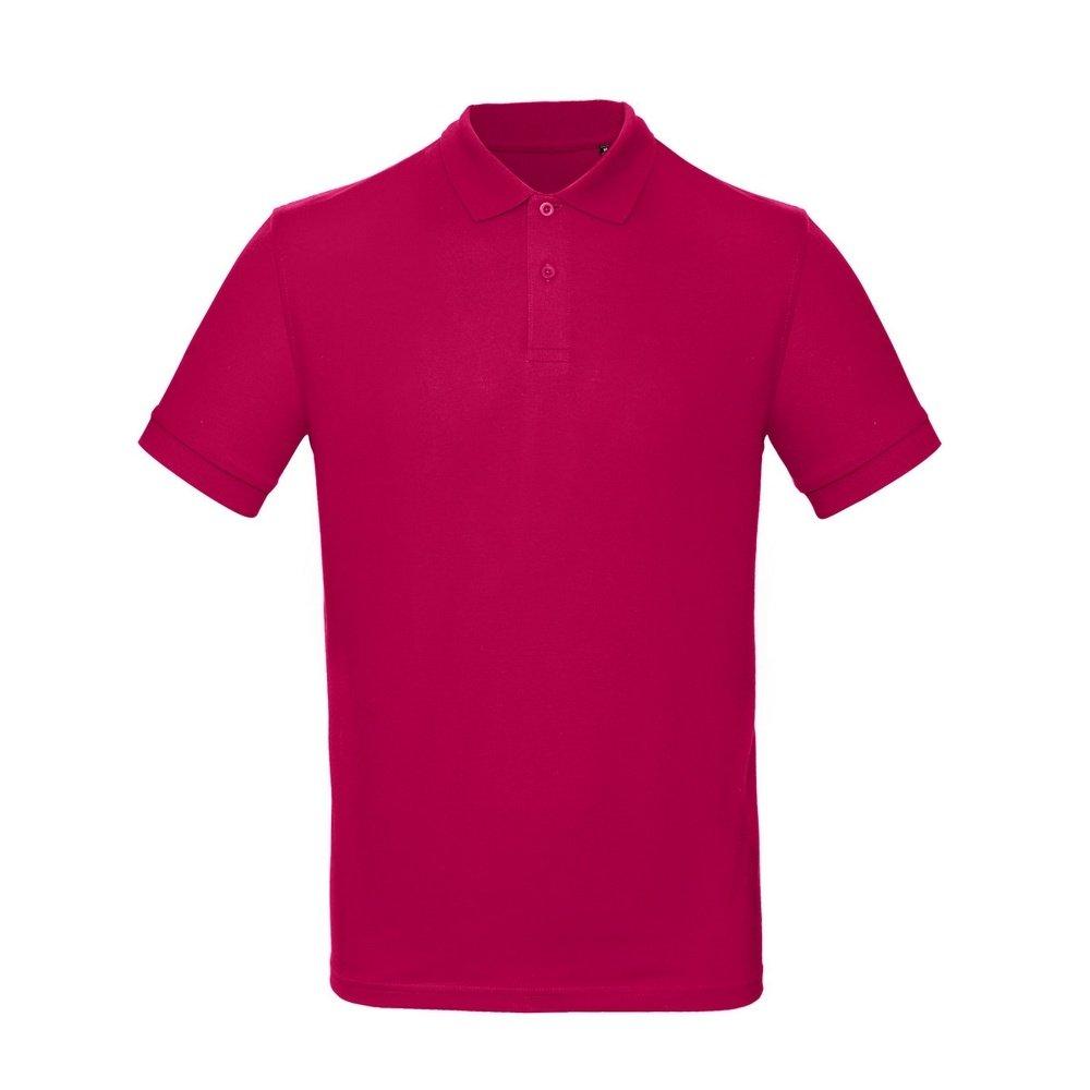 Image of B&c Inspire Polo Herren Dunkelrosa L