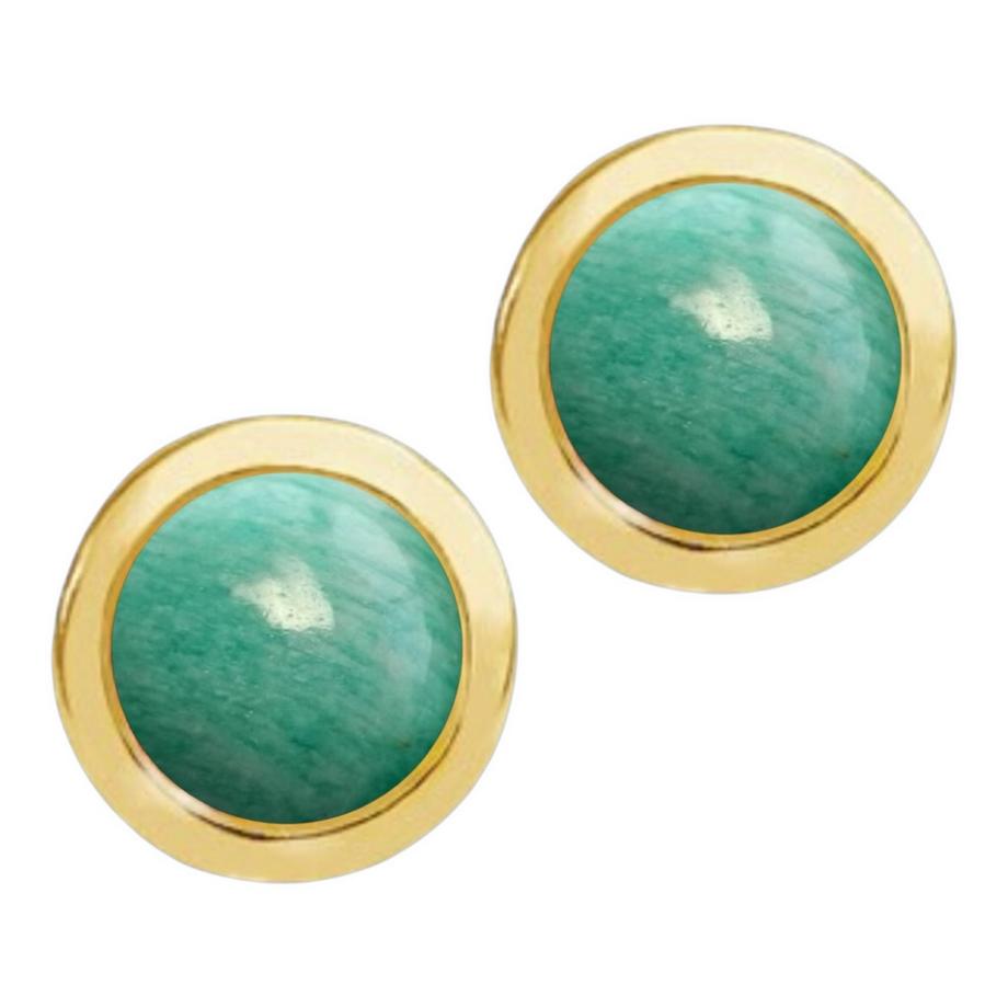 Steinkult  Boucles d'oreilles Amazonite "Pure" 