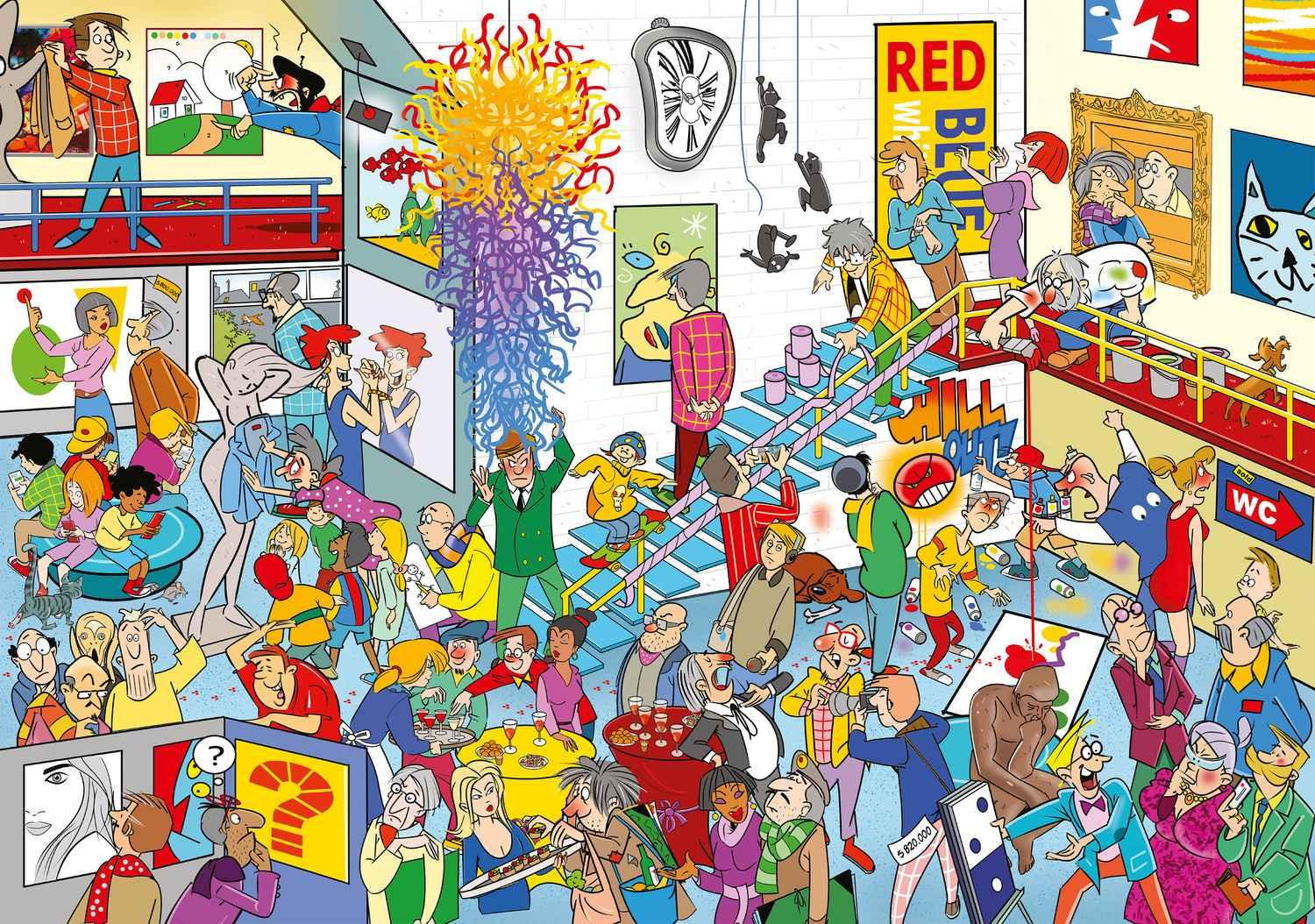 Goliath  Puzzle That's Life Kunstgallerie (1000Teile) 