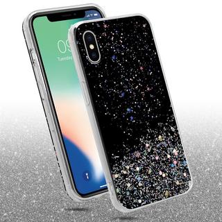 Cadorabo  Hülle für Apple iPhone X  XS TPU Silikon mit funkelnden Glitter 