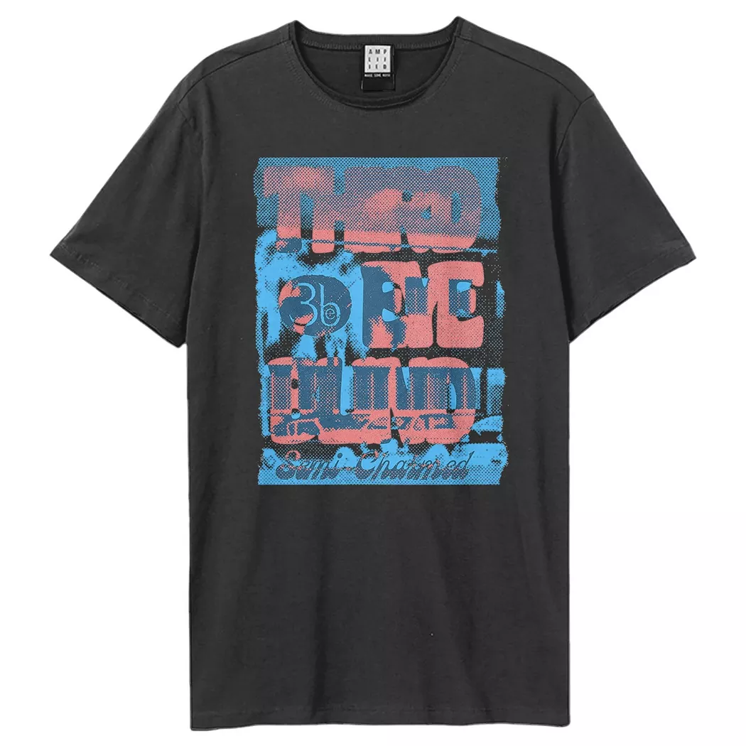 Amplified - Semi Charmed TShirt, für Damen, Charcoal Black, Größe XL