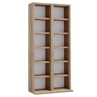 VCM Holz CD DVD Stand Regal Schrank Aufbewahrung Standregal Ständer Milano  