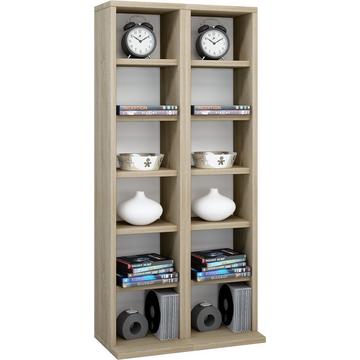 Holz CD DVD Stand Regal Schrank Aufbewahrung Standregal Ständer Milano