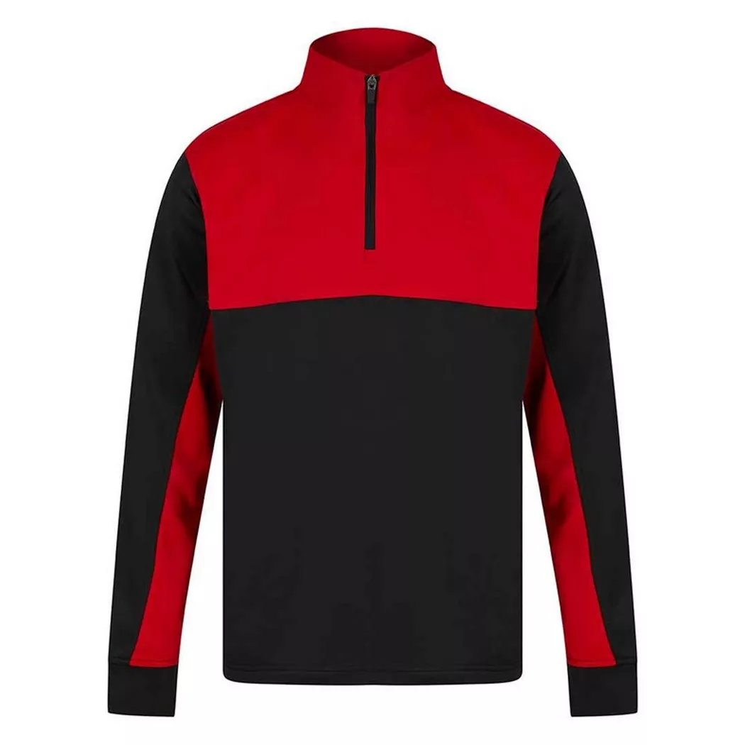 Finden & Hales - FleeceOberteil mit kurzem Reißverschluss, Fleece Oberteil Kurzer Reissverschluss, 116, Schwarz