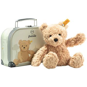 Soft Cuddly Friends Jimmy Teddybär im Koffer Hellbraun (25cm)
