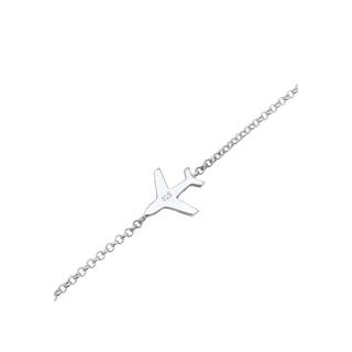 Elli  Armband Flugzeug Anhänger 