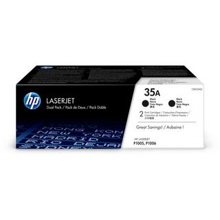 Hewlett-Packard  HP Toner-Modul 35A schwarz CB435AD LaserJet P1005 2 Stück 