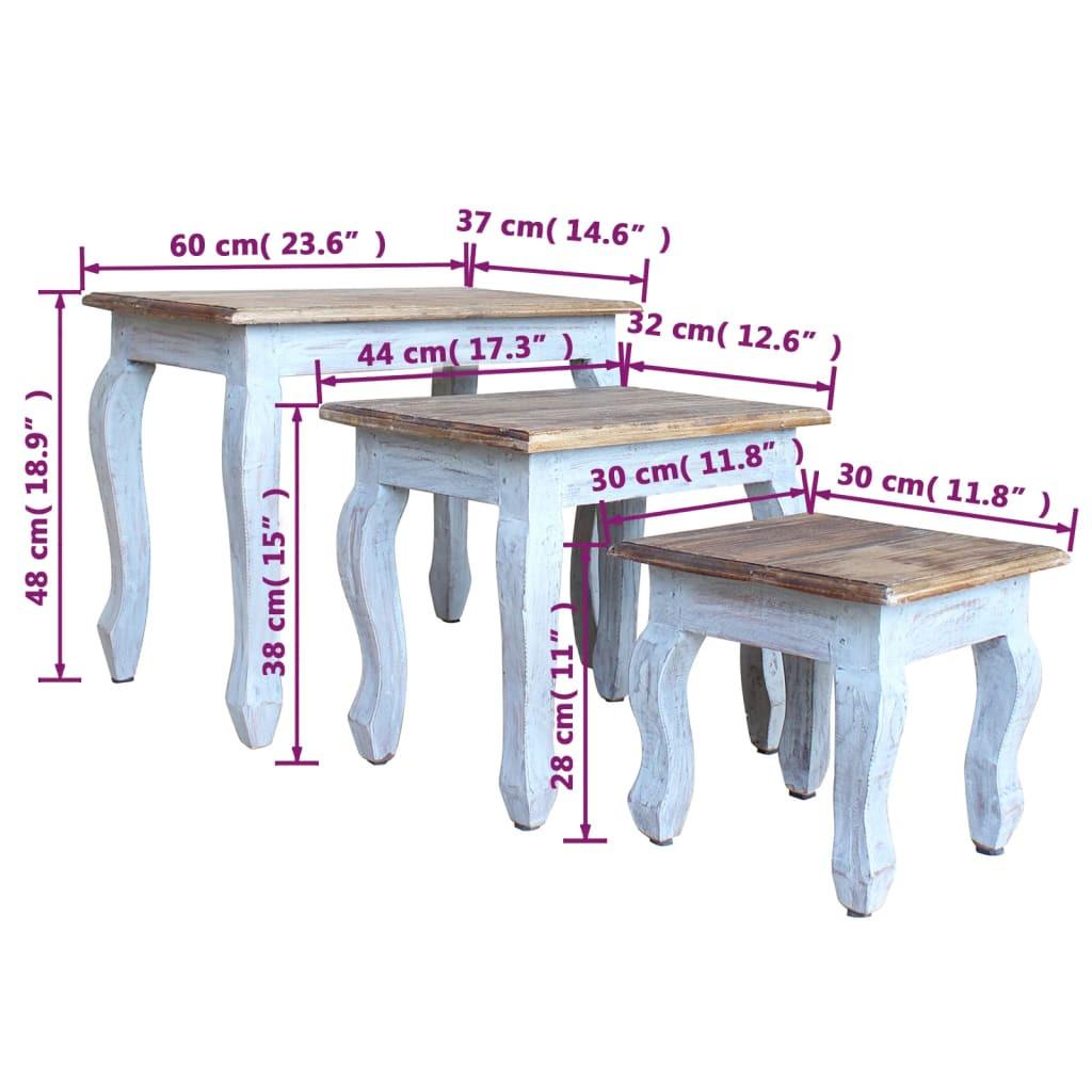 VidaXL Beistelltisch holz  