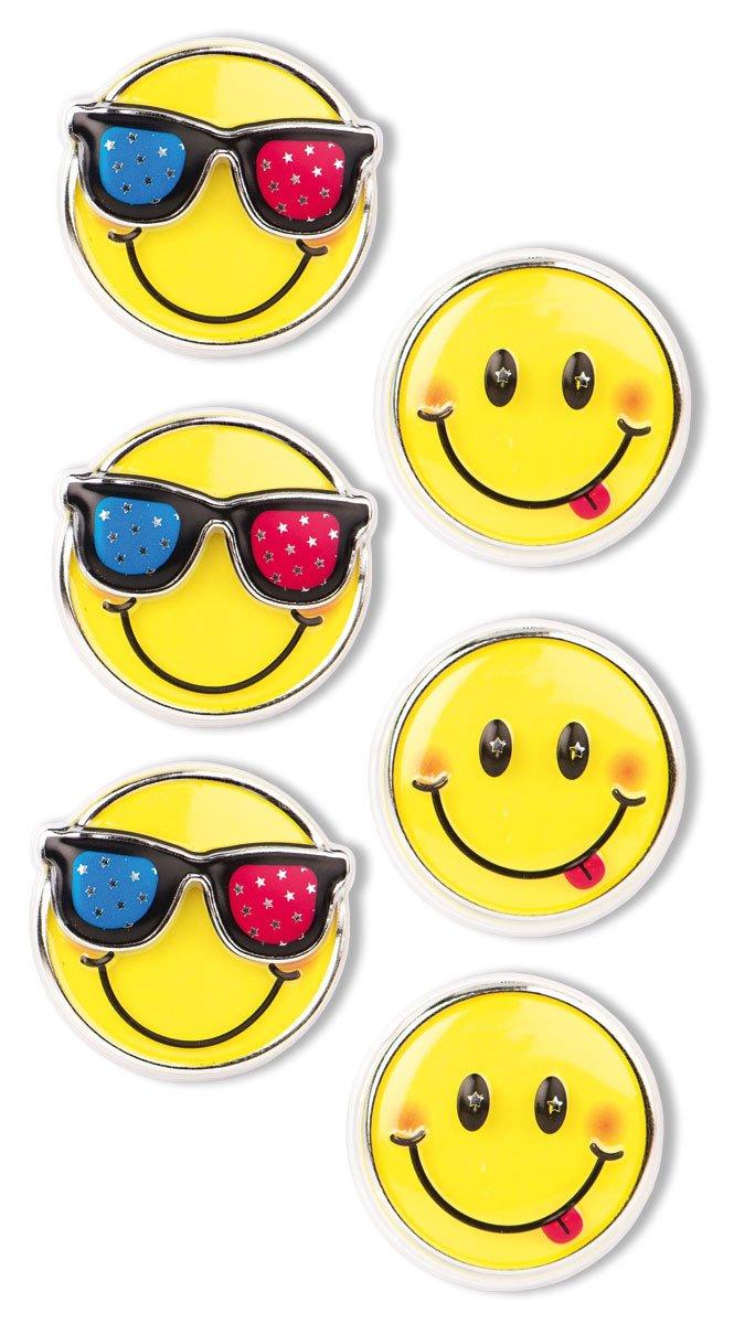 Image of Sticker, Smilies Gelb Bunt