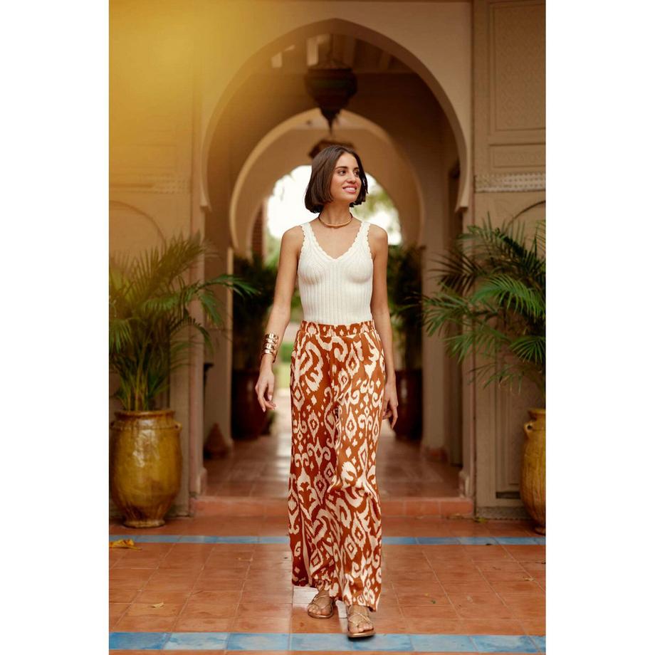 La Petite Etoile Diara Débardeur en Maille Côtelée  