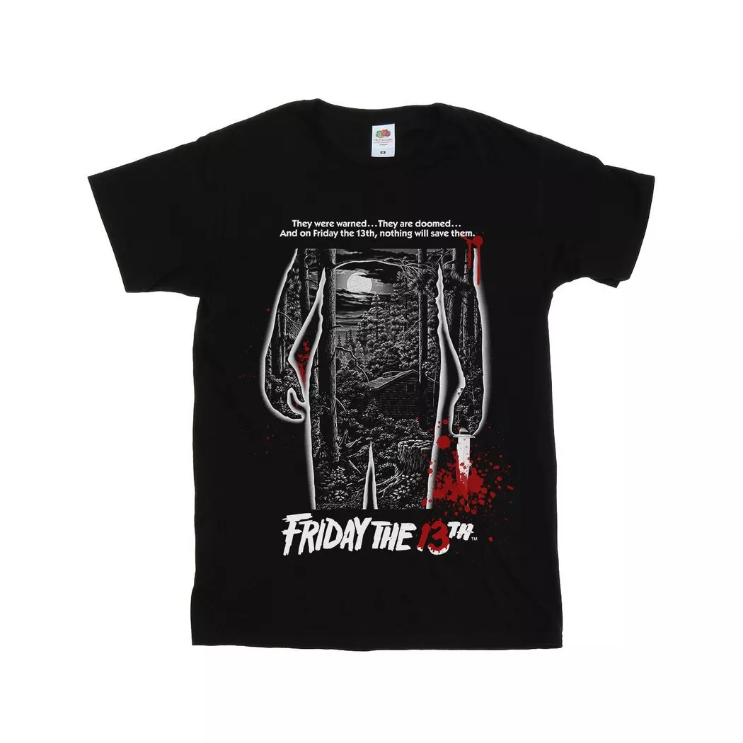 Friday The 13th - TShirt, für Damen, Schwarz, Größe M