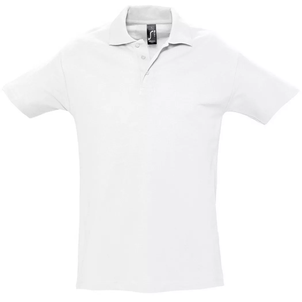 SOLS - Spring II PoloShirt, Kurzarm, für Herren, Weiss, Größe S