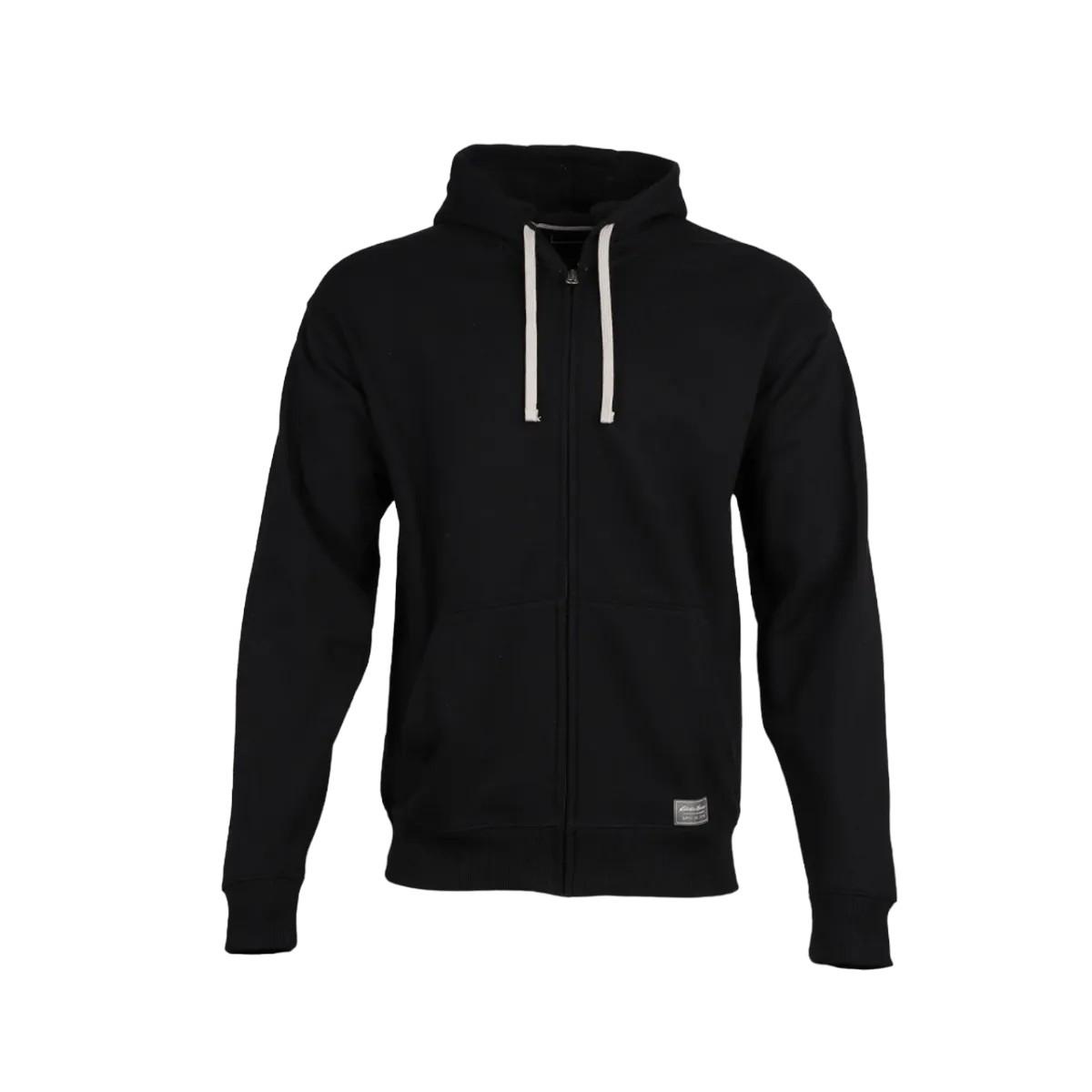 Image of Hoodie Mit Durchgehendem Reißverschluss Unisex Schwarz S