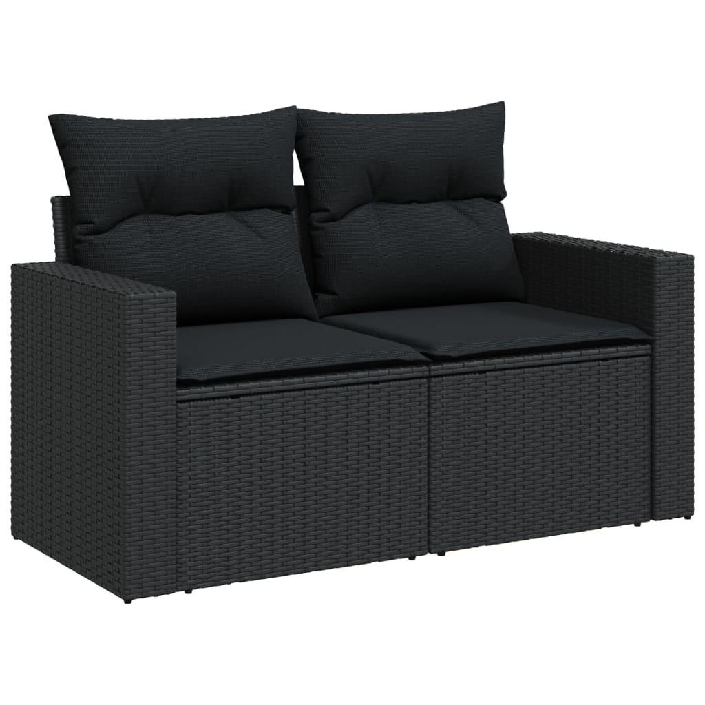 VidaXL set divano da giardino Polirattan  