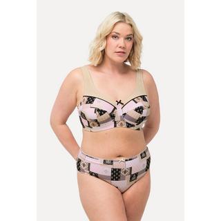 Ulla Popken  Soutien-gorge de maintien avec mélange de motifs, sans armatures – bonnet C - F 