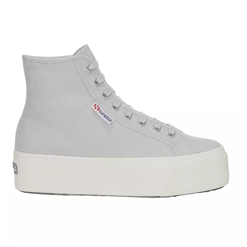 Superga - High Tops 2708, für Damen, Platin grau, Größe 40.5