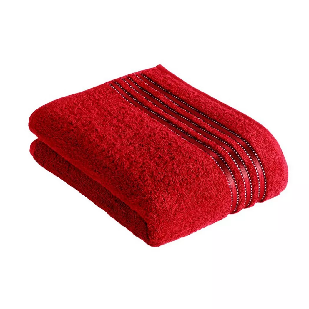 VOSSEN - Cult de Luxe Duschtuch, 67x140 cm, Purpurrot