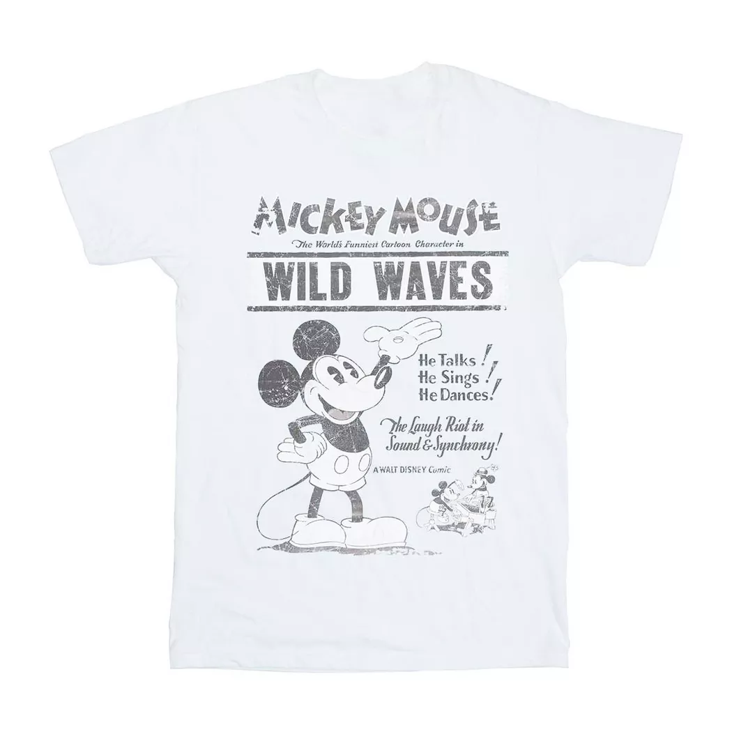 Disney - Making Waves TShirt, für Damen, Weiss, Größe L