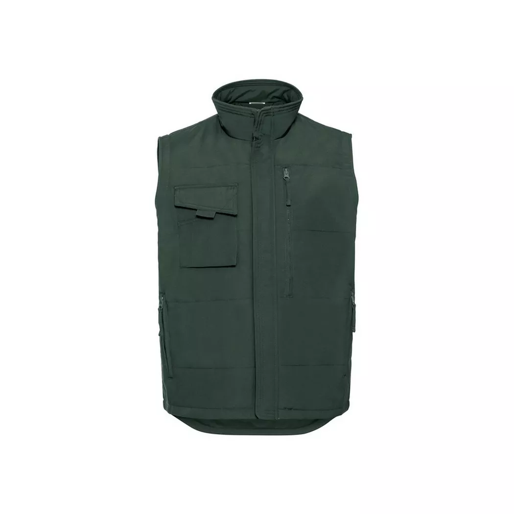 Russell - Weste, für Herren, Dunkelgrün, Größe S