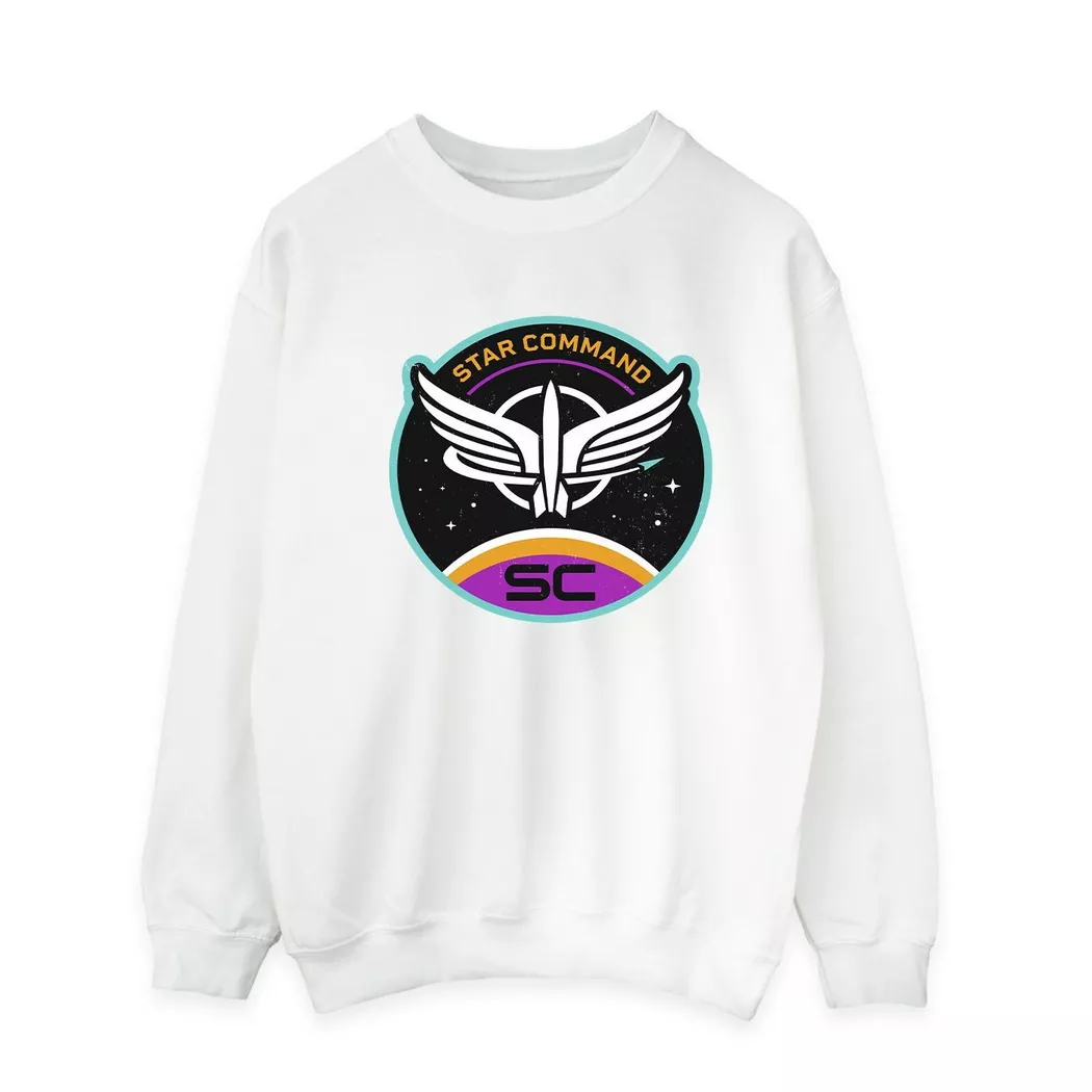 Disney - Lightyear Star Command Sweatshirt, für Herren, Weiss, Größe M