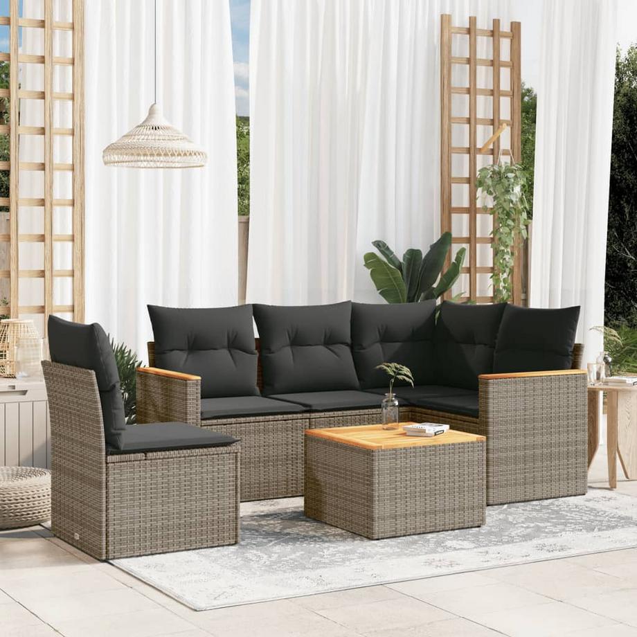VidaXL Garten sofagarnitur poly-rattan  