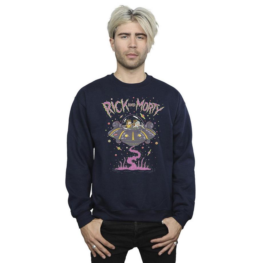 Rick And Morty Rick and Morty Spaceship Sweatshirt Imprimé  