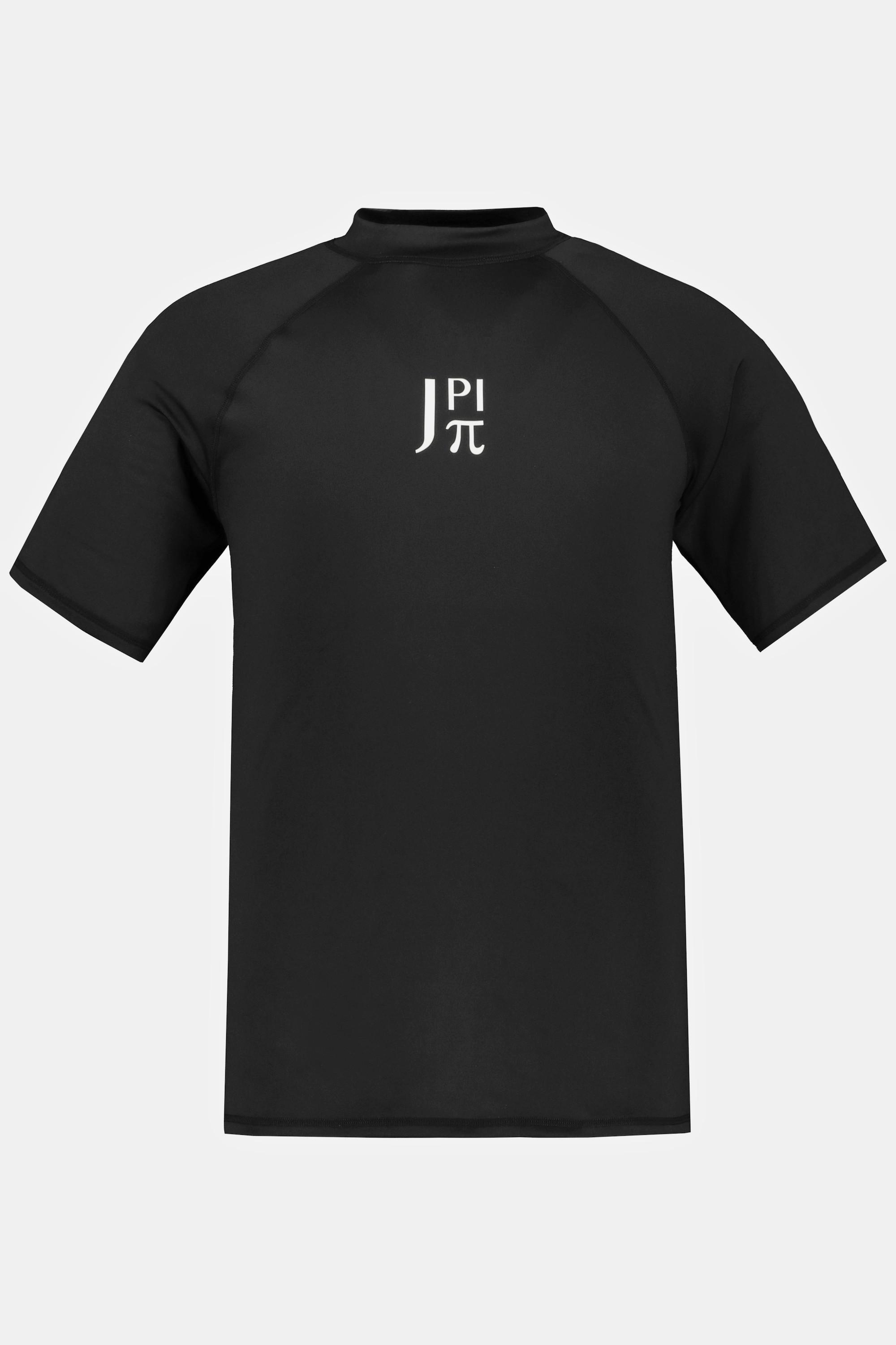 JP1880  Schwimmshirt, Halbarm, Stehkragen, UV-Schutz 