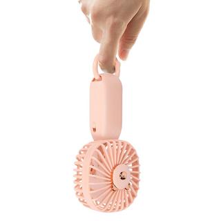 Avizar Mini ventilatore orso + gancio rosa  