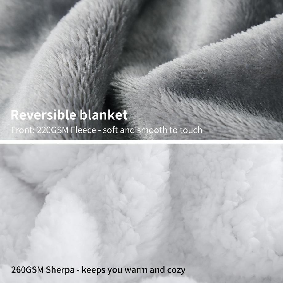 Alopini Coperta Spessa Fluffy Sherpa Pile  