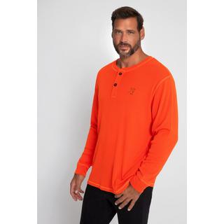 JP1880  Henley, Basic, Langarm, Knopfleiste 