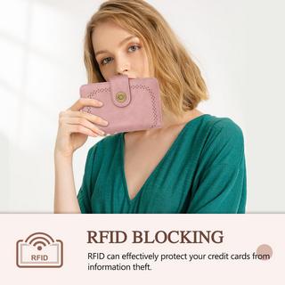 Only-bags.store Portafoglio Vintage in Pelle PU Grande Capacità  