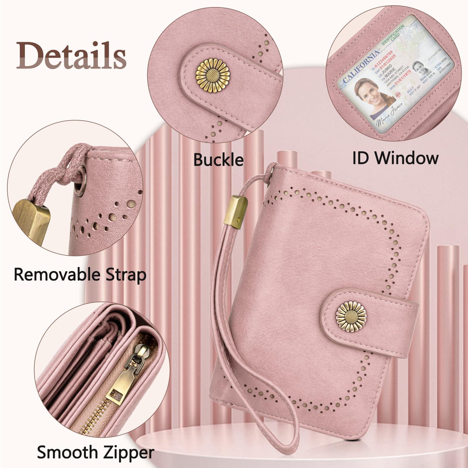 Only-bags.store Portafoglio Vintage in Pelle PU Grande Capacità  