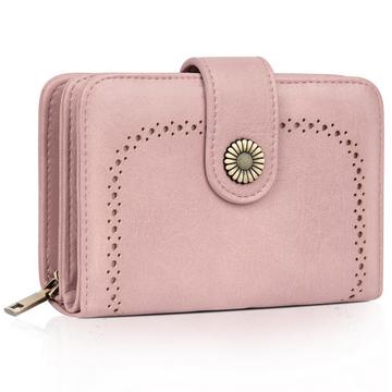 Brieftasche Große Kapazität PU-Leder Vintage Brieftasche