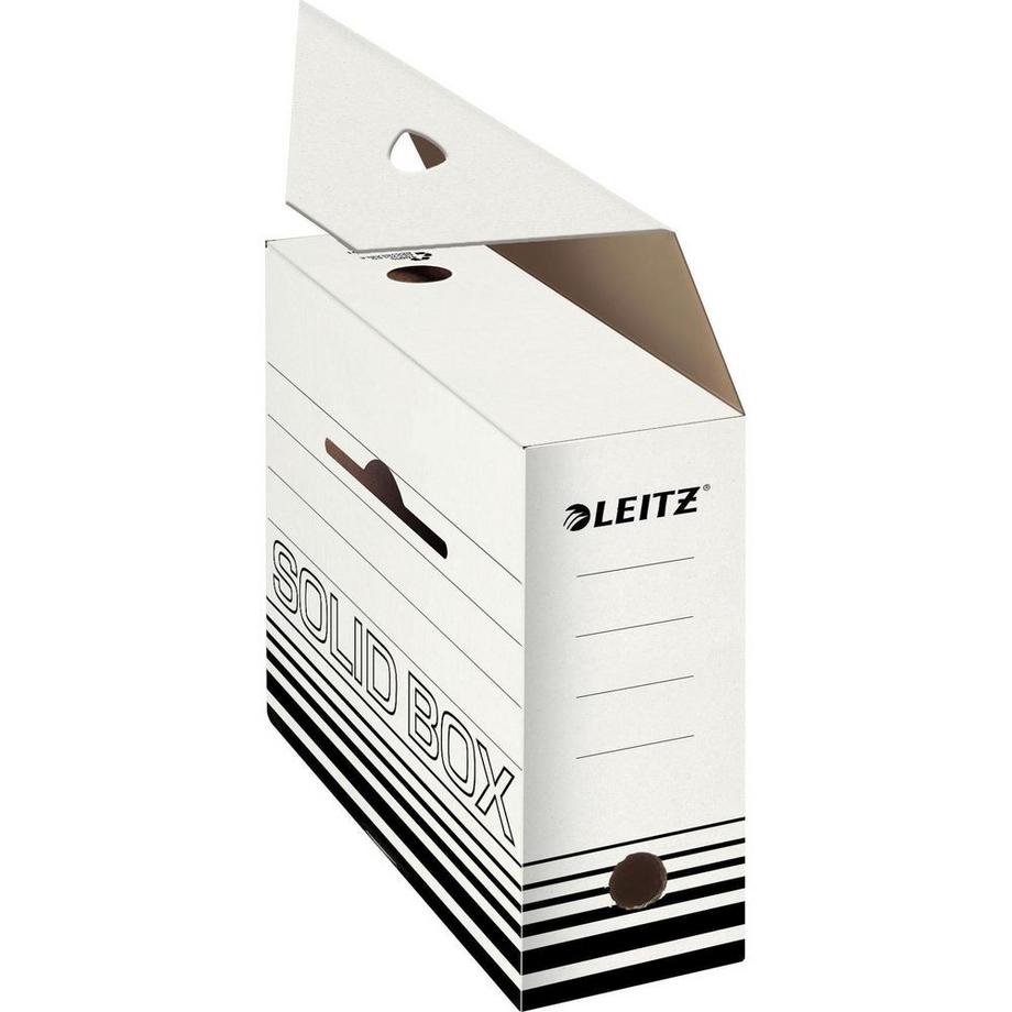 Leitz LEITZ Archiv-Box Solid A4 6128-00-01 weiss  