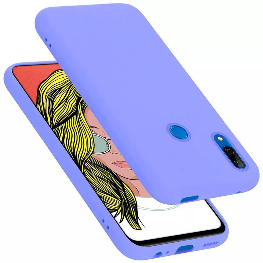 Cadorabo - Hülle für Huawei P SMART Z  Y9 PRIME 2019  Enjoy 10 PLUS TPU Silikon Liquid, Lila
