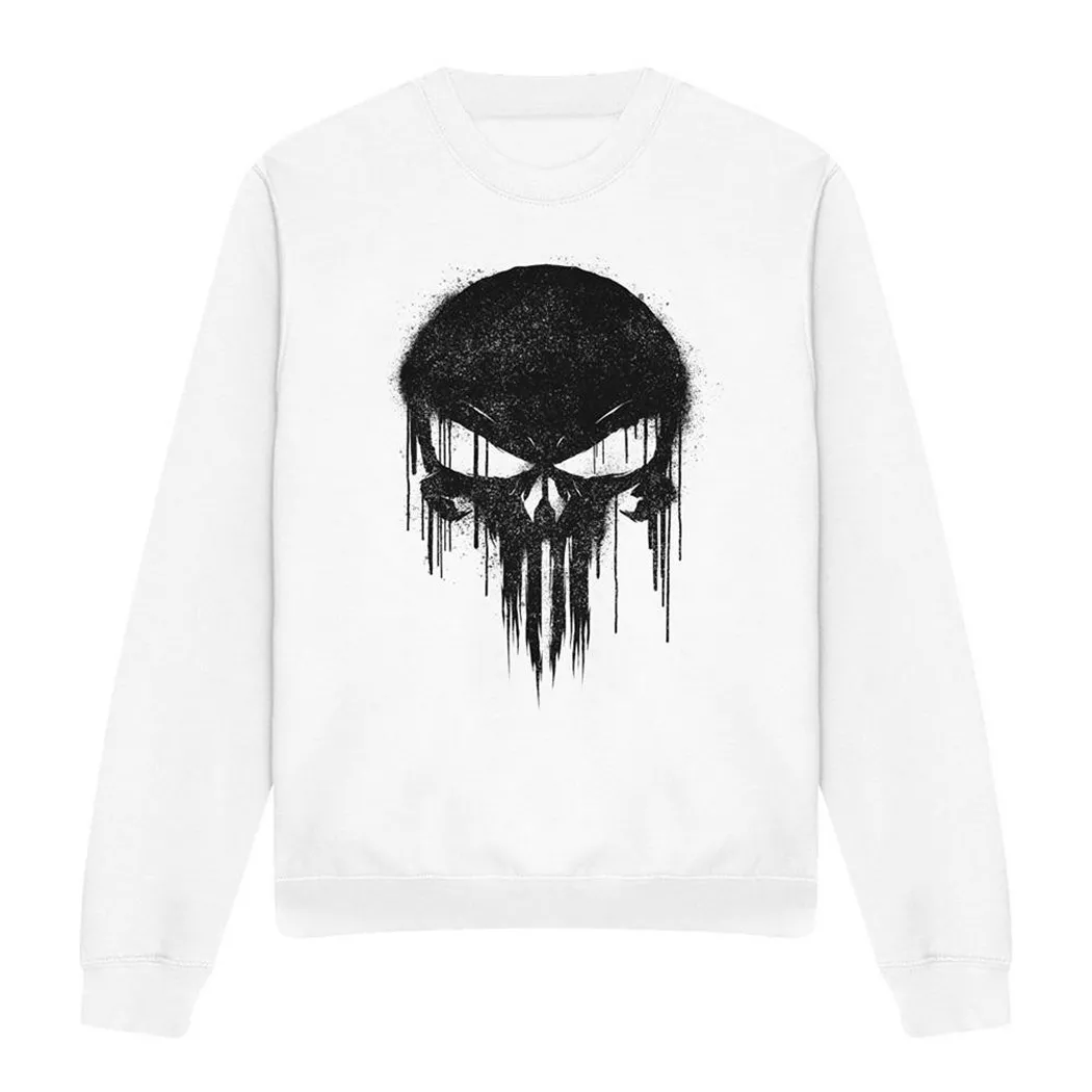 The Punisher - Sweatshirt, für Damen, Weiss, Größe XL