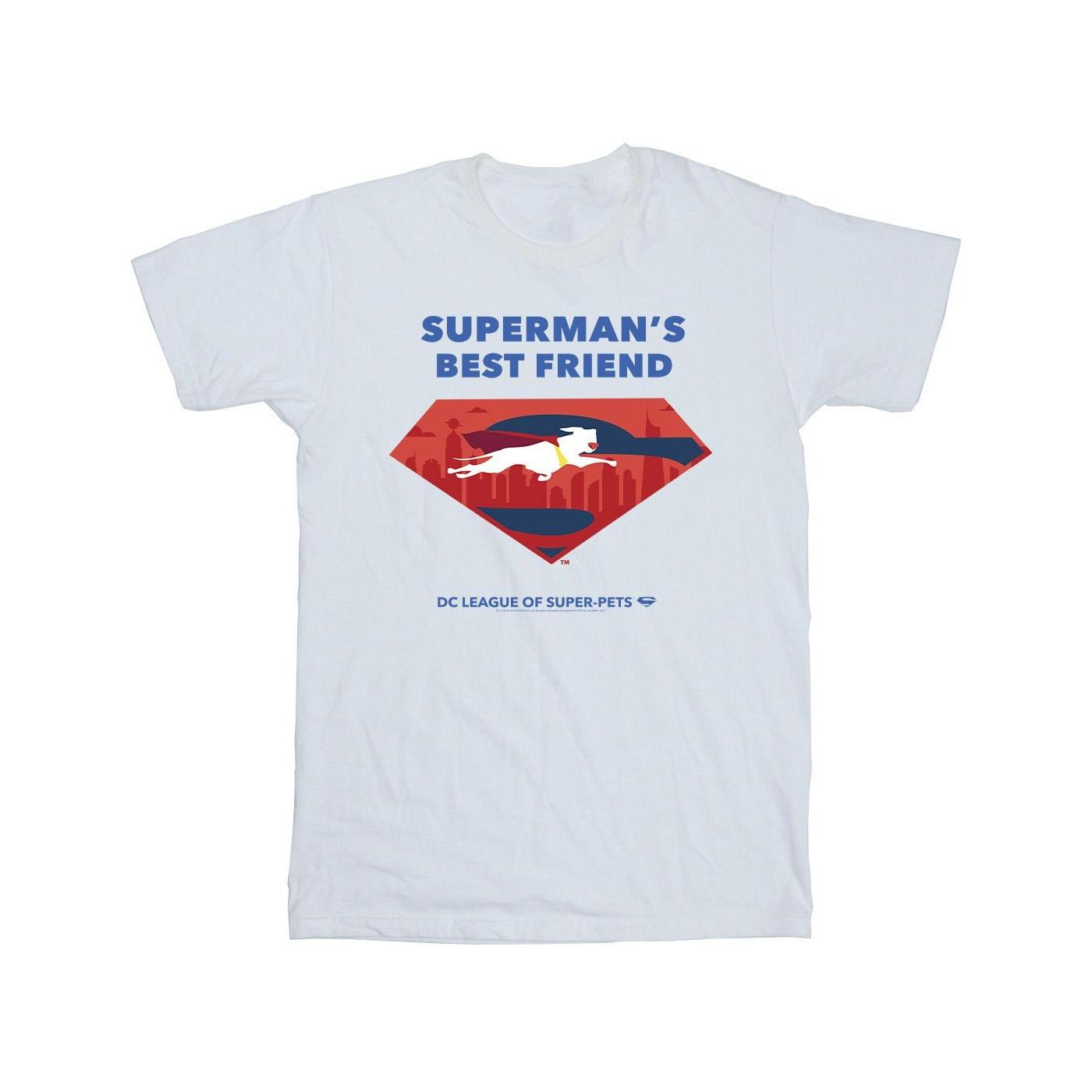 Image of Dc League Of Superpets Superman's Best Friend Tshirt Jungen Weiss 140/146
