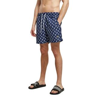 URBAN CLASSICS  gemusterte badeshorts urban cassics 