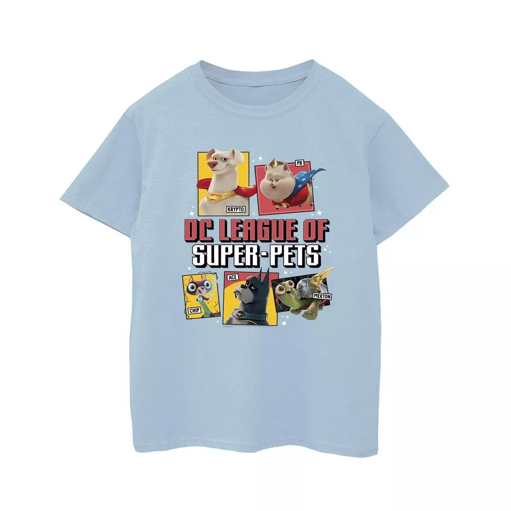 DC COMICS - DC League Of SuperPets TShirt, 152-158, Blau