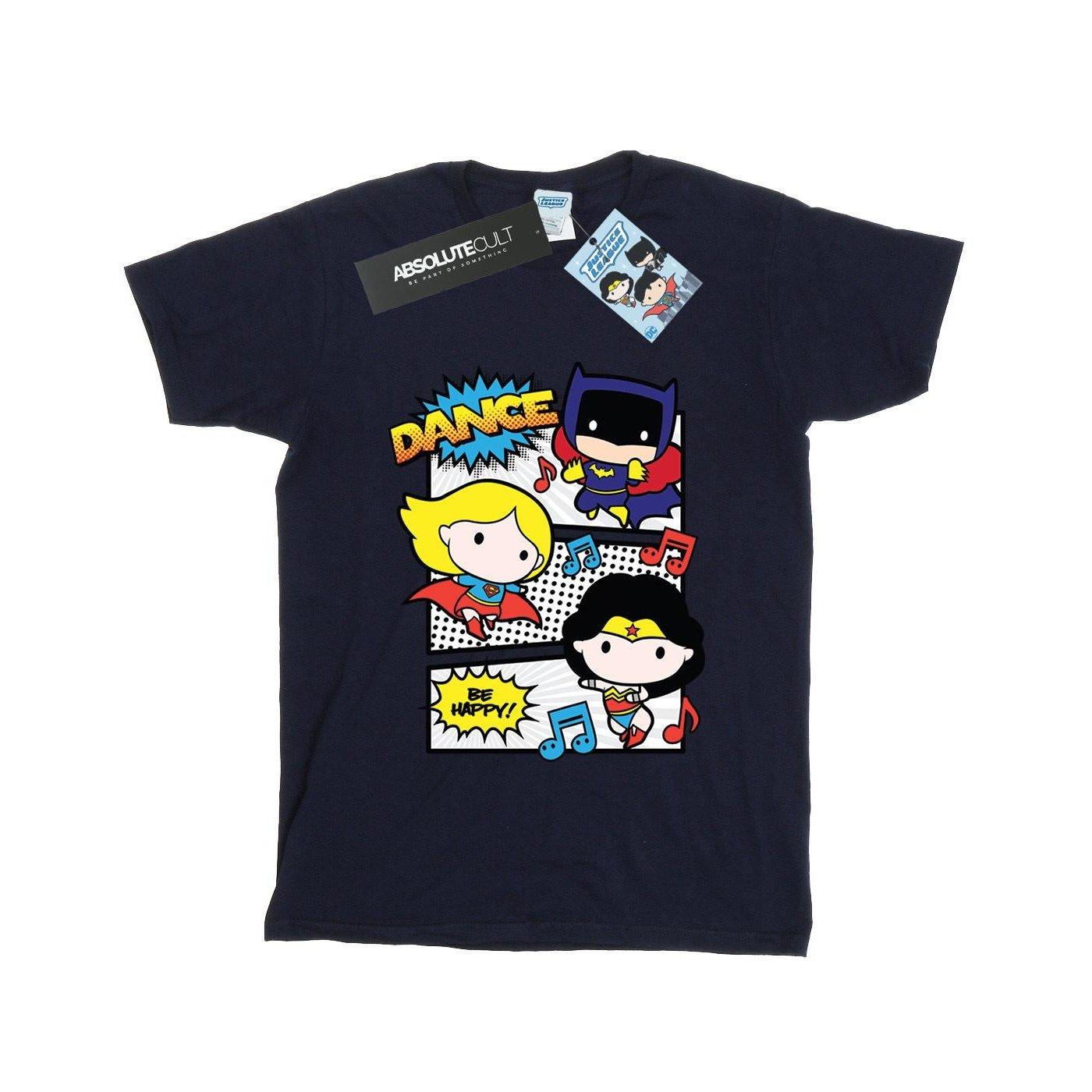 Image of Chibi Super Friends Dance Tshirt Damen Marine 3XL