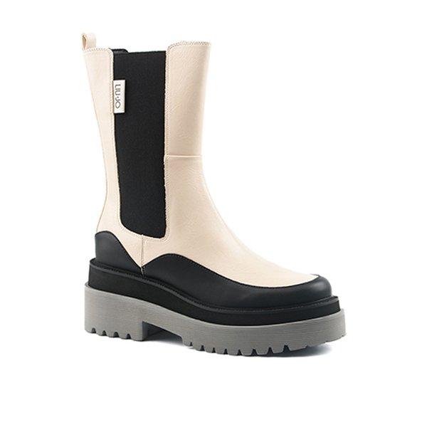 Image of Purple Bootie-37 Damen Écru 37