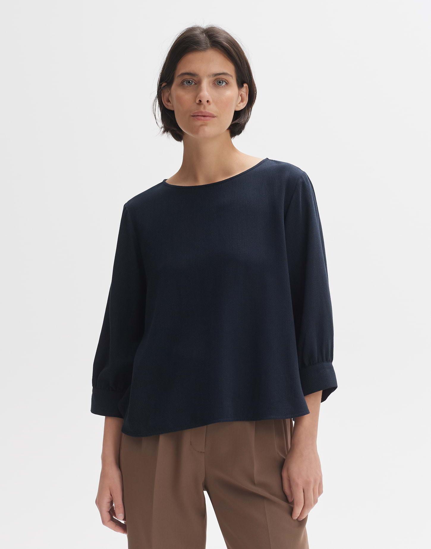 OPUS  Shirtbluse Fuketa Boxy Silhouette 