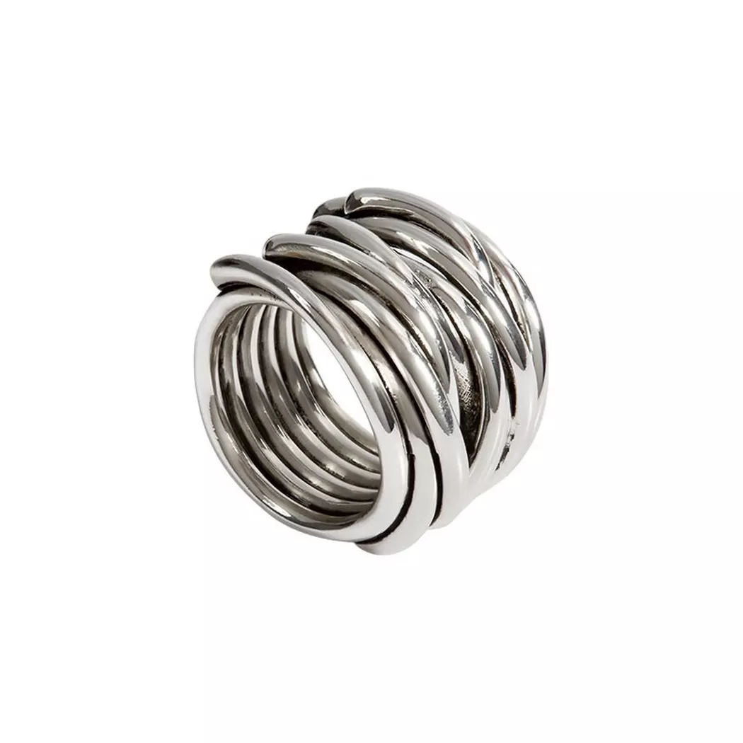 Steinkult - "Ring ""Positano""", 58, Antikes Silber