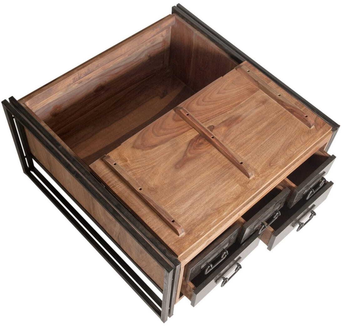 mutoni home Tavolino Kuba Vintage naturale 90x90  