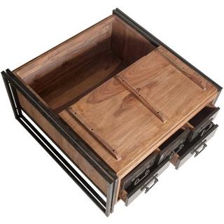 mutoni home Tavolino Kuba Vintage naturale 90x90  