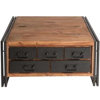 mutoni home Tavolino Kuba Vintage naturale 90x90  